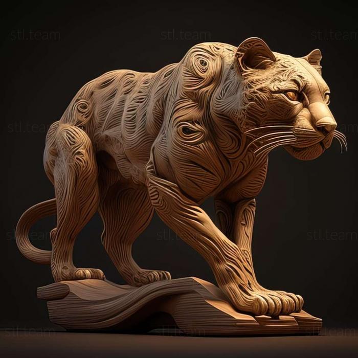 3D модель Corambis pantherae (STL)